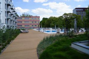 Budynek, w którym mieści się apartament