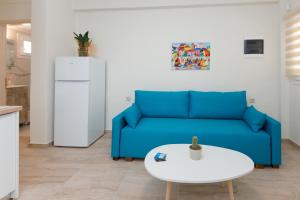 Kuchyň nebo kuchyňský kout v ubytování (Apt.1) Lofos Apartments in Vergia Halkidiki