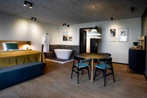 Voodi või voodid majutusasutuse Fjordgaarden - Spa - Hotel - Konference toas