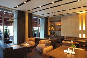 Posezení v ubytování Sea View Hotel Dubai