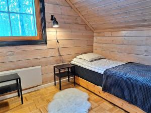 Cama o camas de una habitación en Hiekkatupa