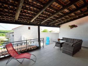 Balkón nebo terasa v ubytování Holiday Home Latin by Interhome