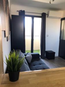 Зона вітальні в Studio climatisé avec balcon face aux arènes d'Arles