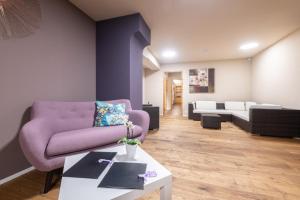 Posezení v ubytování La Tgoma - Hotel & Restaurant