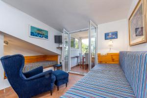 Χώρος καθιστικού στο Janus apartments