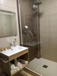 Koupelna v ubytování Hôtel Le Verger De Bischwiller + 37 fotografií