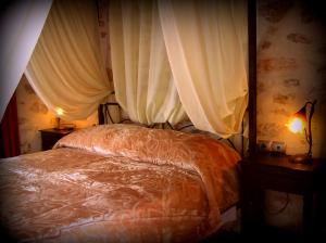 Posteľ alebo postele v izbe v ubytovaní Petrounis Hotel