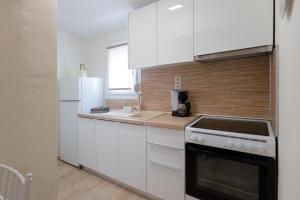 Kuchyň nebo kuchyňský kout v ubytování (Apt.2) Lofos Apartments in Vergia Halkidiki