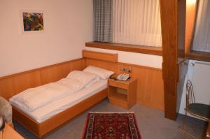 Hotel Drei Schweizerにあるベッド