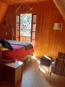 Χώρος καθιστικού στο Casa no Capivari
