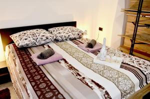 Katil atau katil-katil dalam bilik di Studio apartment Surf by the sea