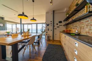 Kuchyň nebo kuchyňský kout v ubytování Epirus Hotel