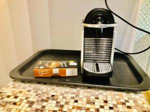 Coffee and tea making facilities at Royal Blue Grand Suite No 3