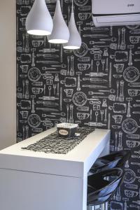 Kuchyň nebo kuchyňský kout v ubytování Apartmani MiS