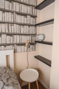 Postel nebo postele na pokoji v ubytování Apartmani MiS
