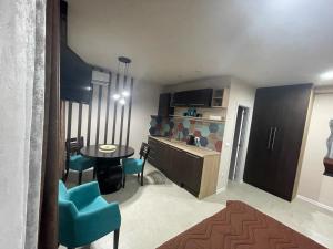 Kuchyň nebo kuchyňský kout v ubytování Apartmani MiS