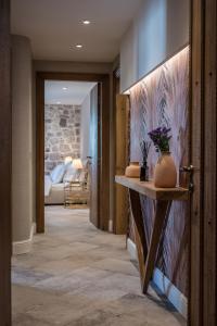 Χώρος καθιστικού στο Apartments Hun