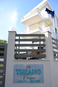 Balkón nebo terasa v ubytování Theano Luxury Suites Nikiti