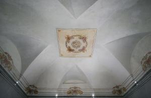 a painting on the ceiling of a building at Regina Bianca - Camere, Suite & Spa - Sciacca in Sciacca