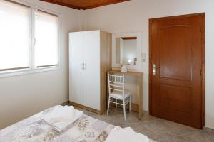 Postel nebo postele na pokoji v ubytování (Apt.4) Lofos Apartments in Vergia Halkidiki