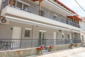 Balkón nebo terasa v ubytování (Apt.4) Lofos Apartments in Vergia Halkidiki