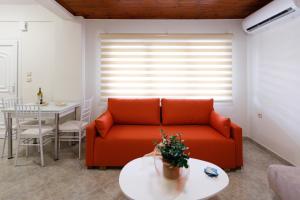 Posezení v ubytování (Apt.4) Lofos Apartments in Vergia Halkidiki