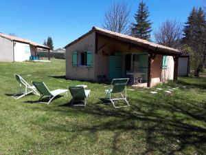 Zahrada ubytování Logis Hôtel Le Céans