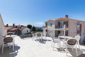 Balkón nebo terasa v ubytování Apartments Villa Nina