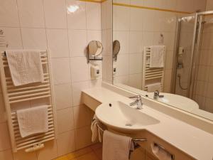 A bathroom at Hotel Wirt im Feld