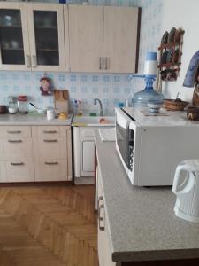 Kuchyň nebo kuchyňský kout v ubytování apartmtnt near Victori Squaue + 4 fotografie