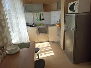 Η κουζίνα ή μικρή κουζίνα στο Inzenieru 87 Studio with 1 bedroom Apartments