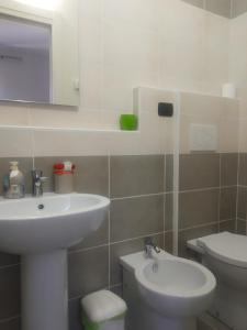 Koupelna v ubytování B&B Iris