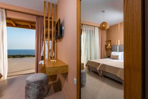 Postel nebo postele na pokoji v ubytování Terra Lucis Mountain Residences + 37 fotografií