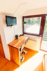 TV a/nebo společenská místnost v ubytování Frankovič Bed&Breakfast