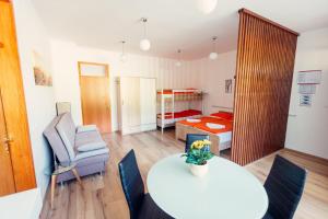 Postel nebo postele na pokoji v ubytování Frankovič Bed&Breakfast