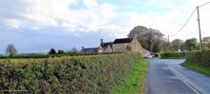 ein Haus am Straßenrand neben einer Hecke in der Unterkunft Cotswold Merrymouth Inn in Bourton on the Water