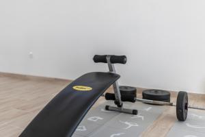 Posilňovňa alebo fitness centrum v ubytovaní Luxury Villa La nonna Ana - heated pool, sea view, near Split