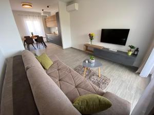 TV a/nebo společenská místnost v ubytování Villa Tragurium