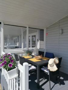 Balkón nebo terasa v ubytování Holiday-Camp