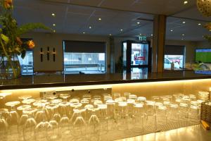 Зона вітальні в Pizza House Bed Simrishamn