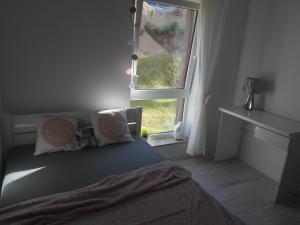 Apartament Szklarka w Karkonoszachにあるベッド