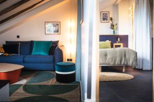 Postel nebo postele na pokoji v ubytování L'Auberge Basque-Relais & Châteaux + 37 fotografií