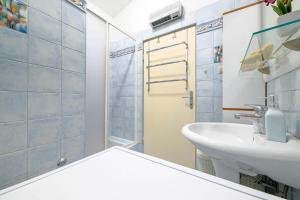 Koupelna v ubytování Apartment Bušac