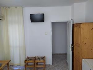 TV a/nebo společenská místnost v ubytování Къща за гости Давидови