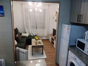 Kuchyň nebo kuchyňský kout v ubytování Apartamento playa