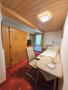 TV a/nebo společenská místnost v ubytování Haus Alpengruß