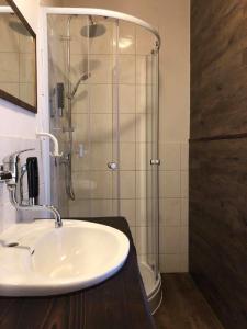 Kúpeľňa v ubytovaní Schwarzenberský panský dvůr