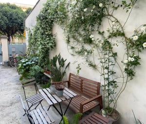 A garden outside Nuvole Barocche