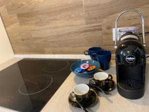 Príslušenstvo na prípravu kávy alebo čaju v ubytovaní La Maison dello zio