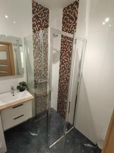 Kúpeľňa v ubytovaní Apartament NaGrobli + 16 fotografií